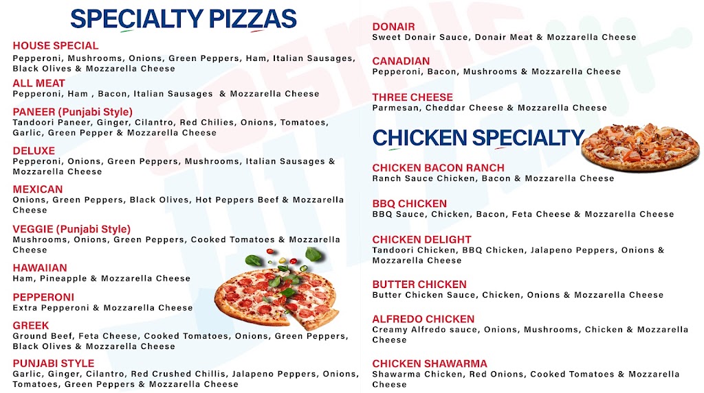 Cosmic Pizza & Donair - Nolan | 150 Nolanridge Ct NW UNIT 145, Calgary, AB T3R 1W7, Canada | Phone: (403) 571-8221