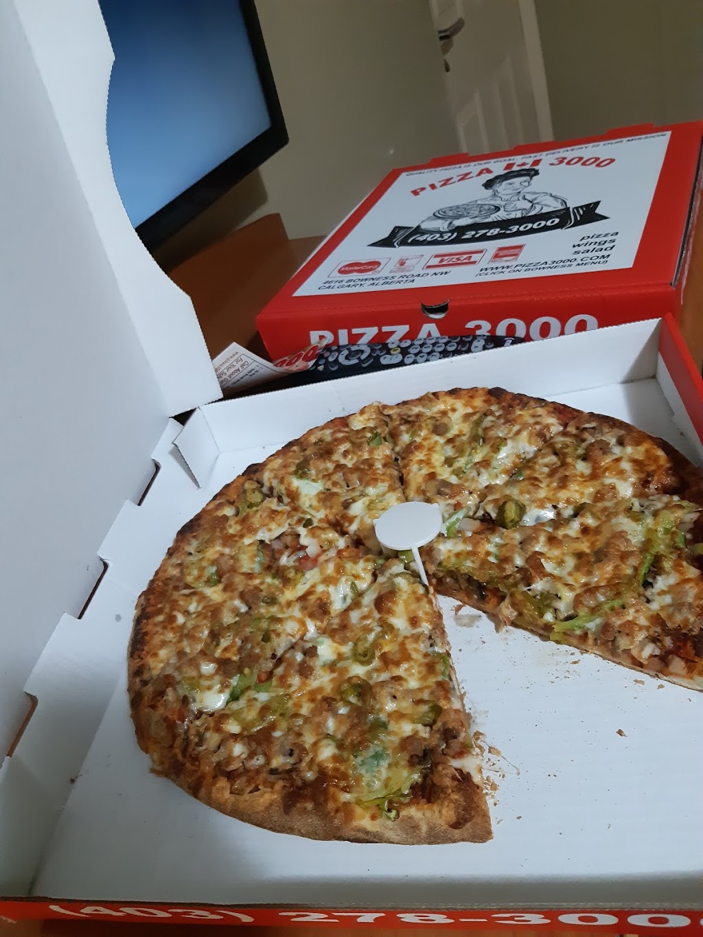 Pizza 3000 | 4616 Bowness Rd NW, Calgary, AB T3B 0B3, Canada | Phone: (403) 278-3000
