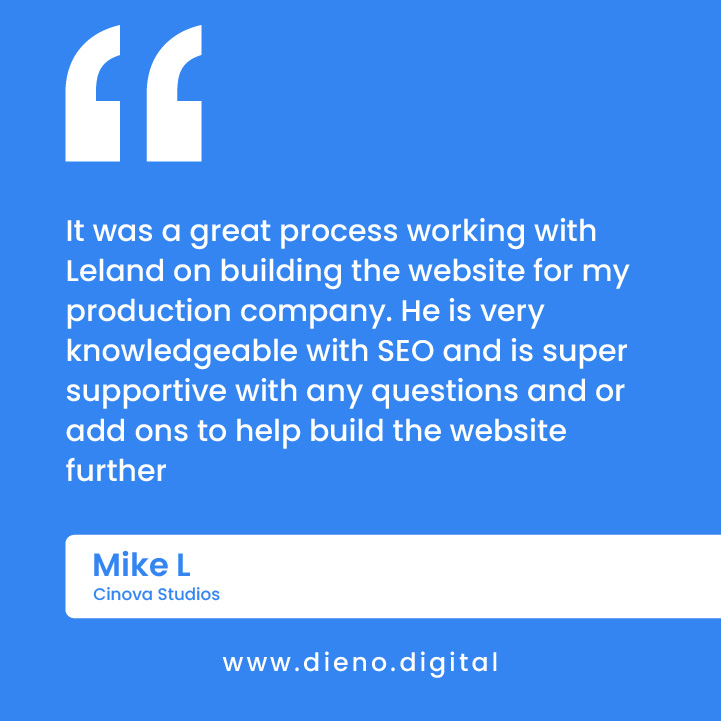 Dieno Digital Marketing Services | 3030 Lincoln Ave #211, Coquitlam, BC V3B 6B4, Canada | Phone: (778) 820-0166
