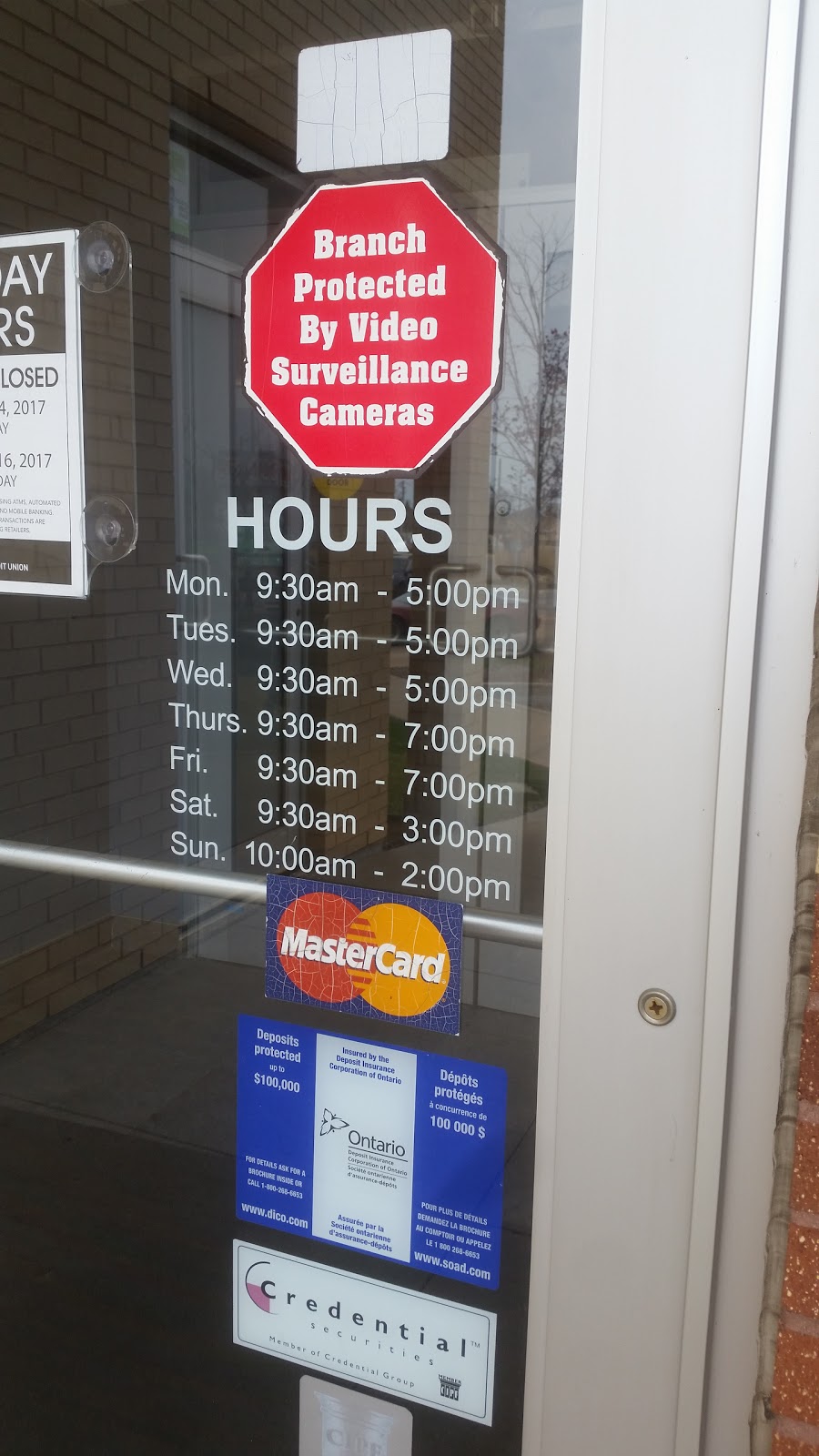 WFCU Credit Union | 3077 Dougall Ave, Windsor, ON N9E 1T8, Canada | Phone: (519) 974-3100
