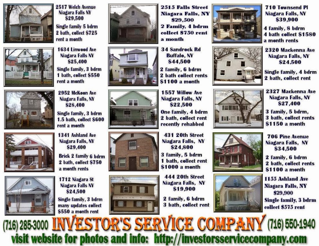 Investors Service Co | 4939 Lockport Rd, Niagara Falls, NY 14301, USA | Phone: (716) 285-3000