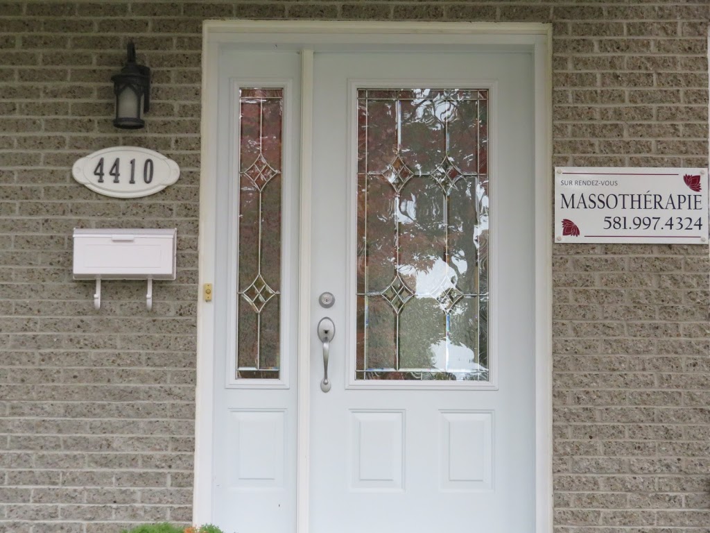 Diane Dubé, massothérapeute | 4410 Rue Pontchartrain, Québec, QC G2A 3T7, Canada | Phone: (581) 997-4324