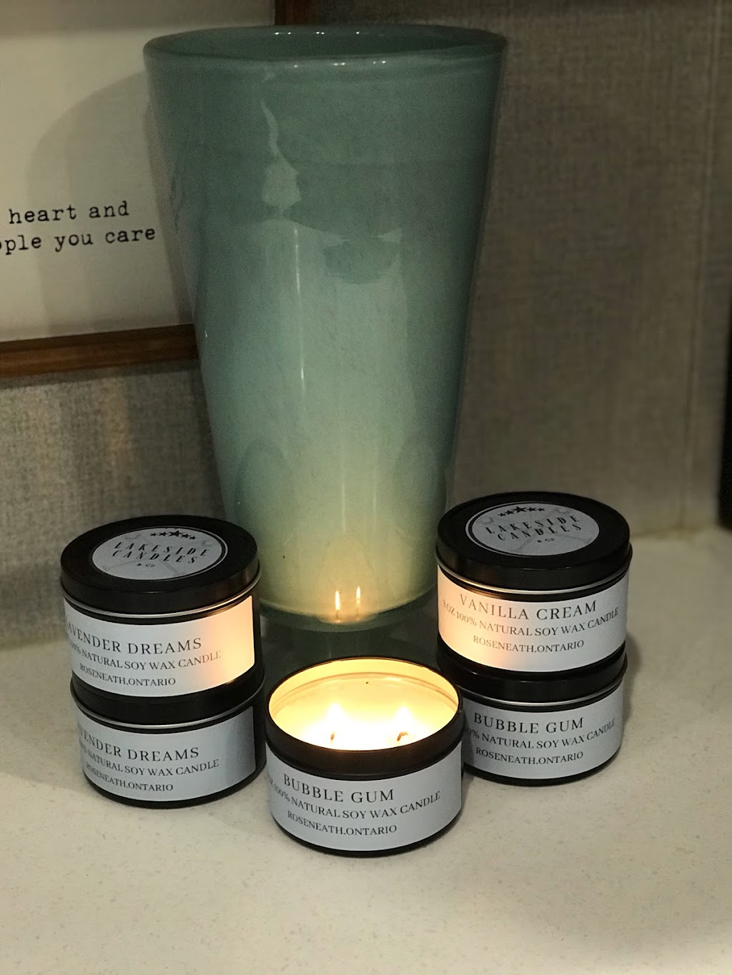 Lakeside Candles & Co | 247 Dunette Landing Rd, Roseneath, ON K0K 2X0, Canada | Phone: (416) 996-1770