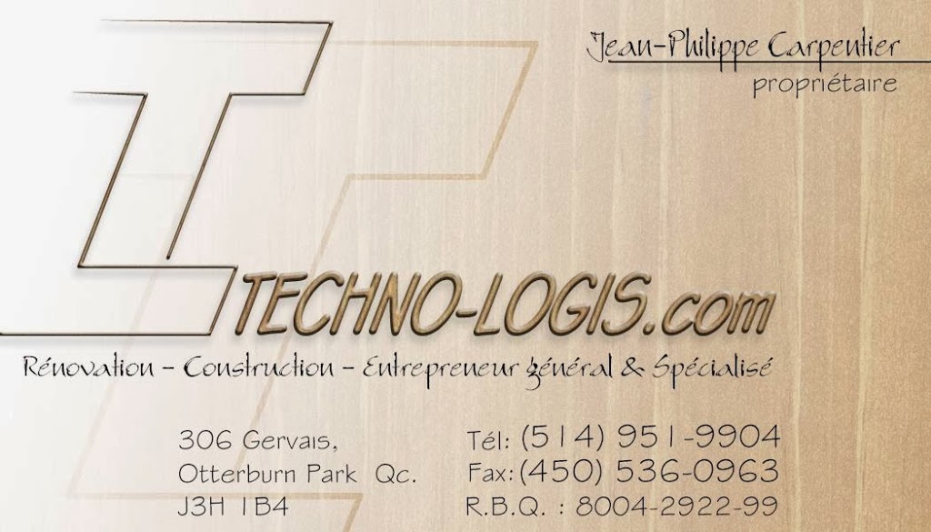 Techno-logis inc | 306 Rue Gervais, Otterburn Park, QC J3H 1B4, Canada | Phone: (514) 444-6160