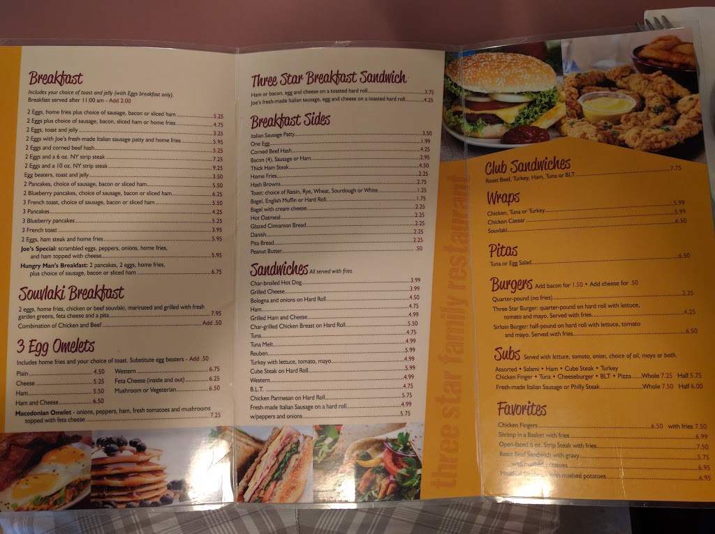 Three Star Family Restaurant | 10770 Main St, North Collins, NY 14111, USA | Phone: (716) 337-3872