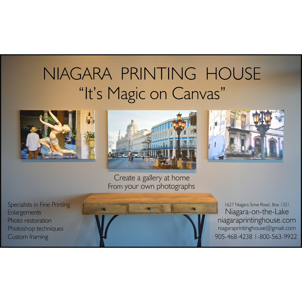 Niagara Printing House 1627 Niagara Stone Rd, NiagaraontheLake, ON L0S 1J0, Canada