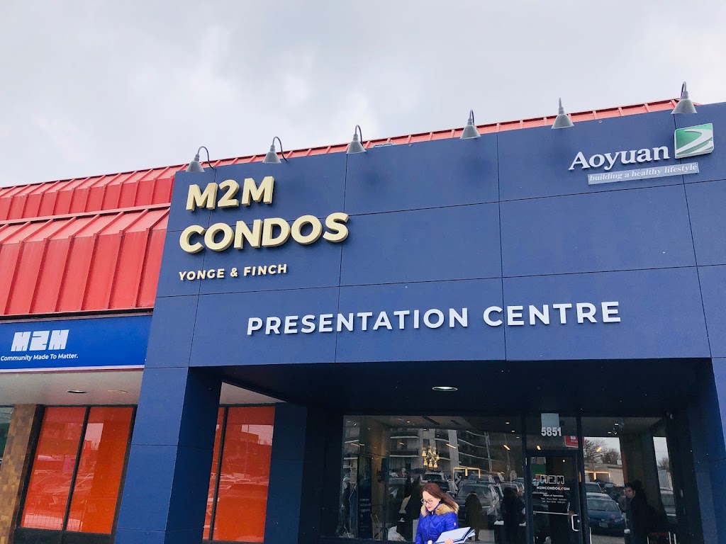 M2M Presentation Centre | 5915 Yonge St, North York, ON M2M 3T9, Canada | Phone: (416) 322-1667