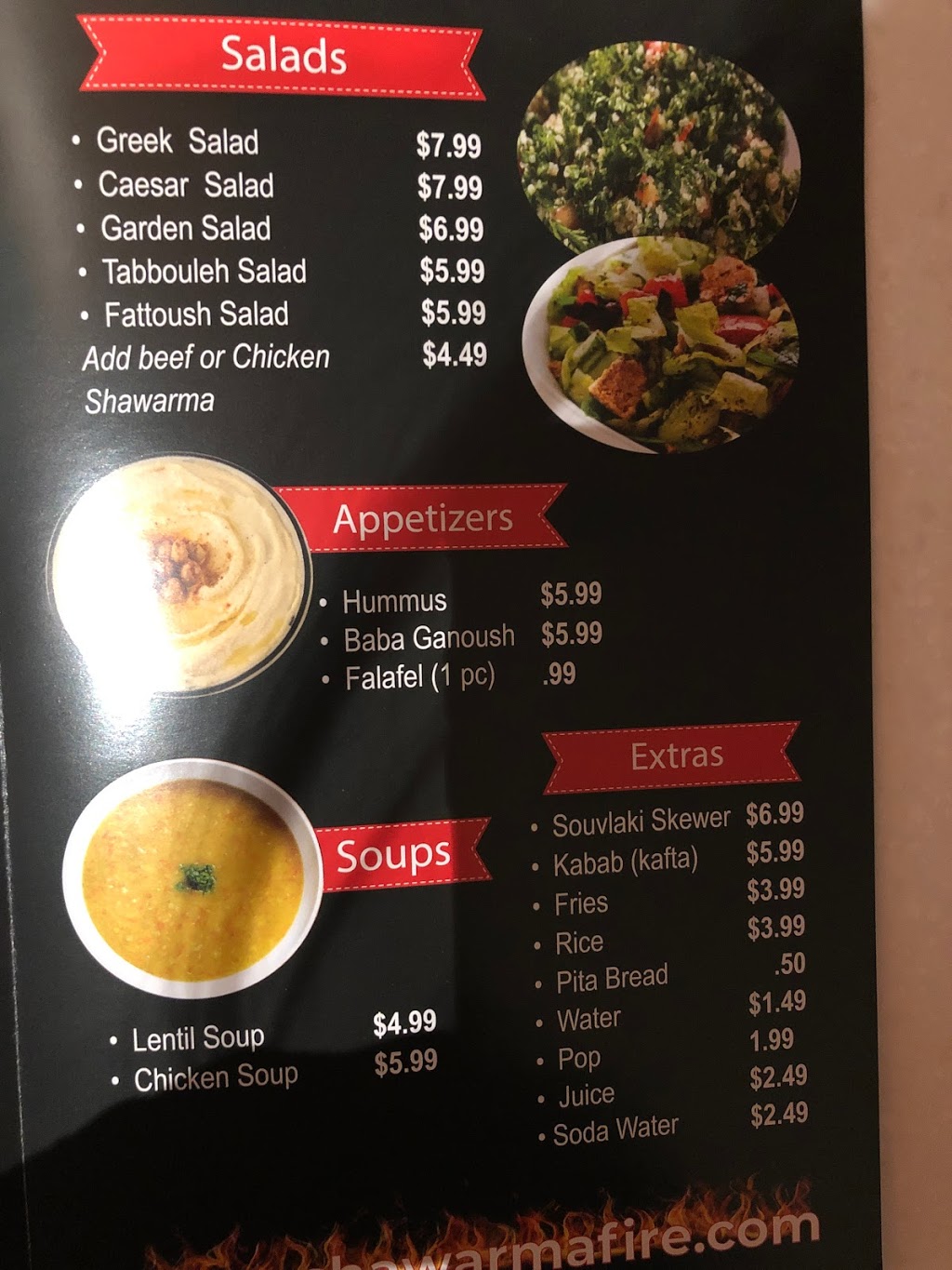 Shawarma Fire | 649 Yonge St unit#3, Barrie, ON L4N 4E7, Canada | Phone: (705) 737-0777
