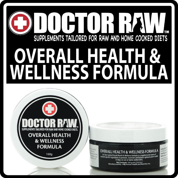 Doctor Raw - Pet Supplements Tailored for Raw & Home Cooked Diet | 995402 Mono Adjala Townline, Mono, ON L9V 1C9, Canada | Phone: (416) 427-9999