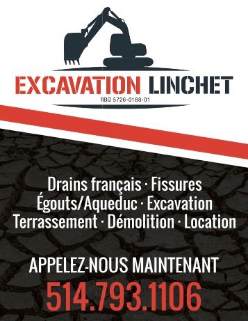 Excavation Linchet | 778 Bd Sainte-Marguerite, Mercier, QC J6R 2L1, Canada | Phone: (514) 793-1106