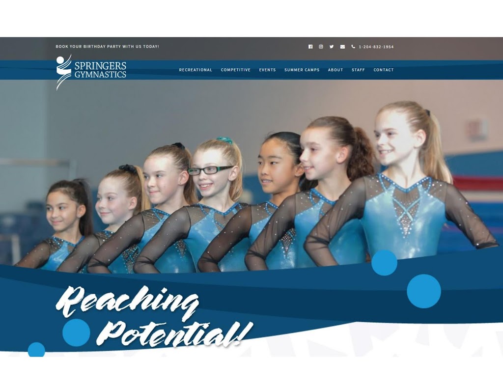 Springers Gymnastics Club Inc | 4246 Ridgewood Ave, Winnipeg, MB R3R 3S5, Canada | Phone: (204) 832-1954