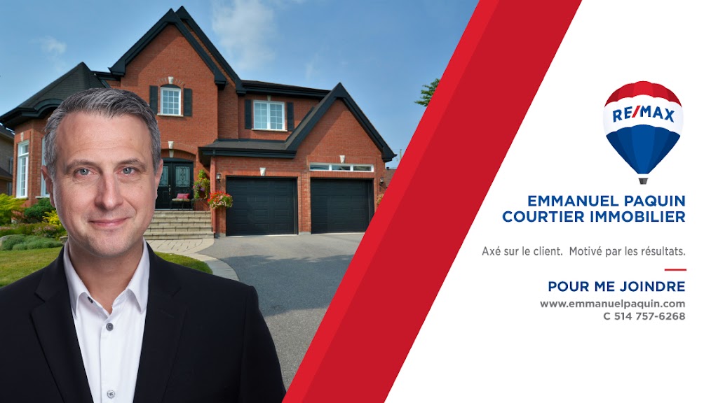 Équipe Emmanuel Paquin RE/MAX Broker | 600 Rue Cherrier, Ile-Bizard, QC H9E 1B7, Canada | Phone: (514) 757-6268