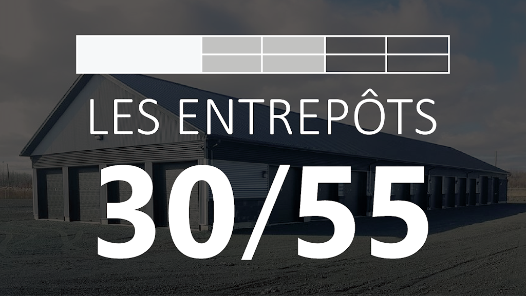 Les Entrepôts 30/55 | 480 Av. le Neuf, Bécancour, QC G9H 1B9, Canada | Phone: (819) 609-2380