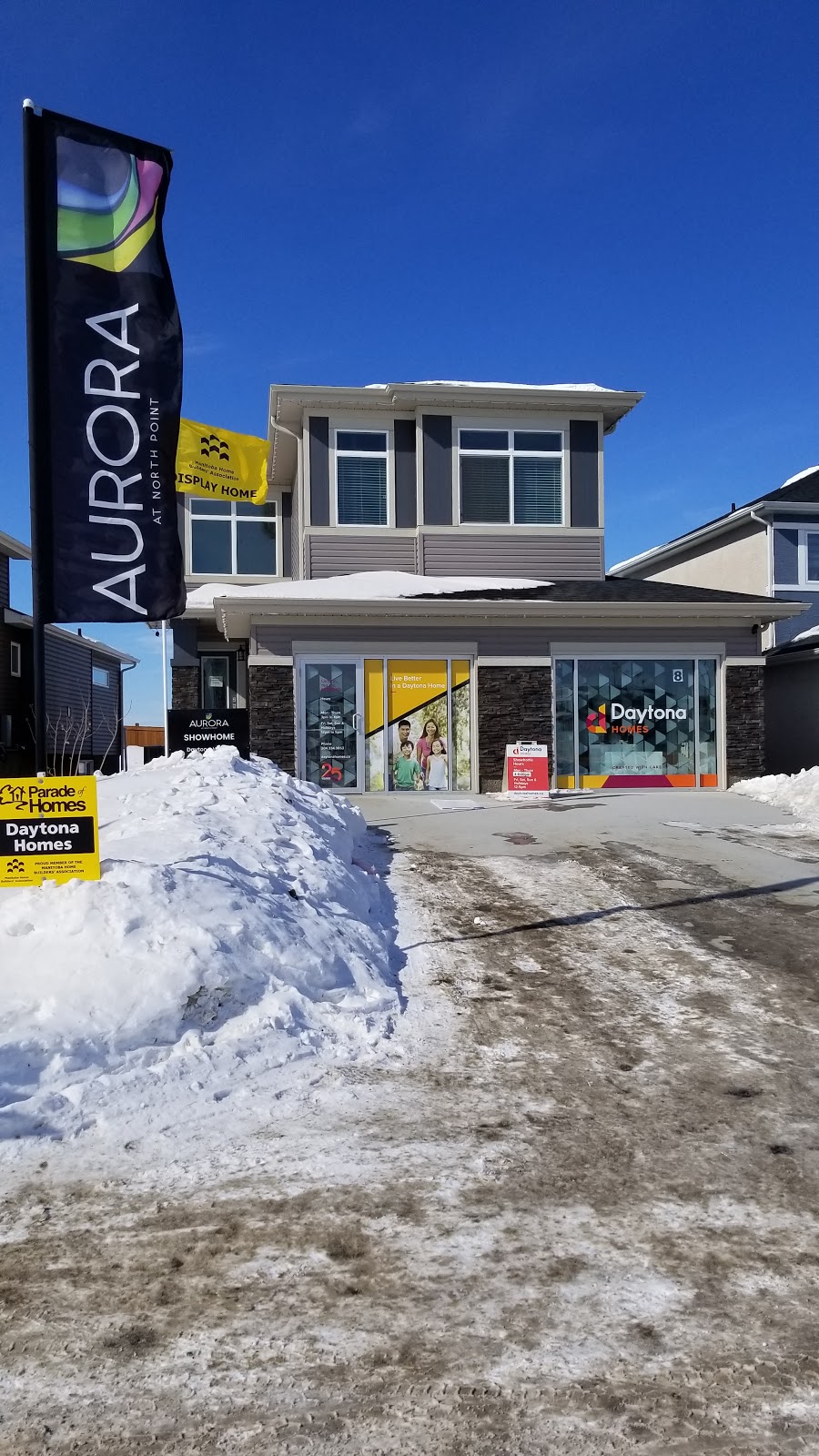 Daytona Homes show home in Aurora | 25 Orion Cres, Winnipeg, MB R2V 5C7, Canada | Phone: (204) 202-6976