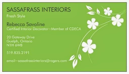 Sassafrass Interiors | 20 Gateway Dr, Guelph, ON N1H 6W8, Canada | Phone: (519) 835-2191
