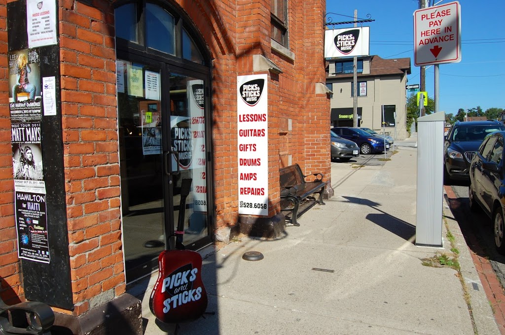 Picks & Sticks Music | 140 Locke St S, Hamilton, ON L8P 4B4, Canada | Phone: (905) 528-6058