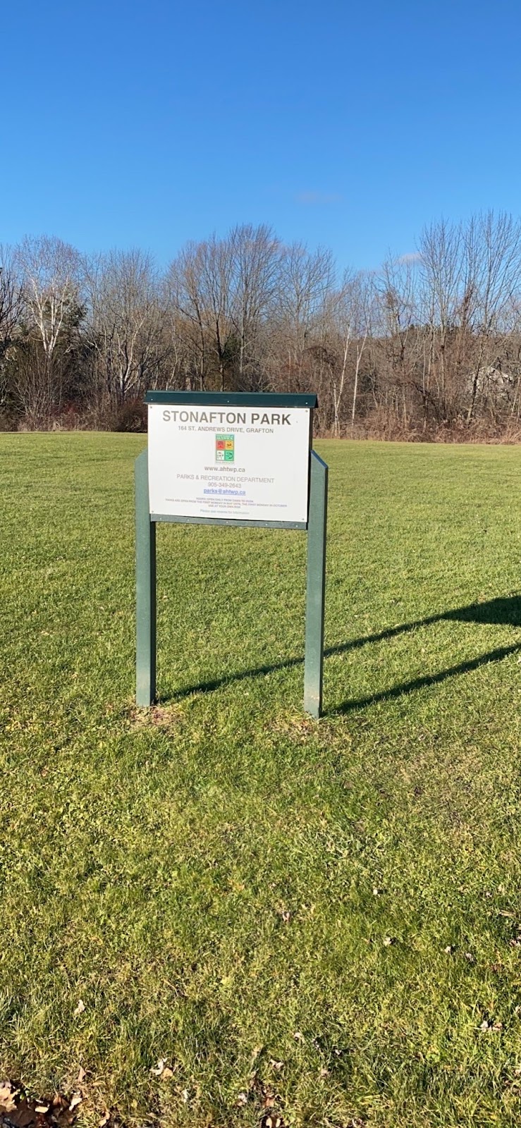 Stonafton Community Park | 164 St Andrews Dr, Grafton, ON K0K 2G0, Canada | Phone: (905) 349-2643