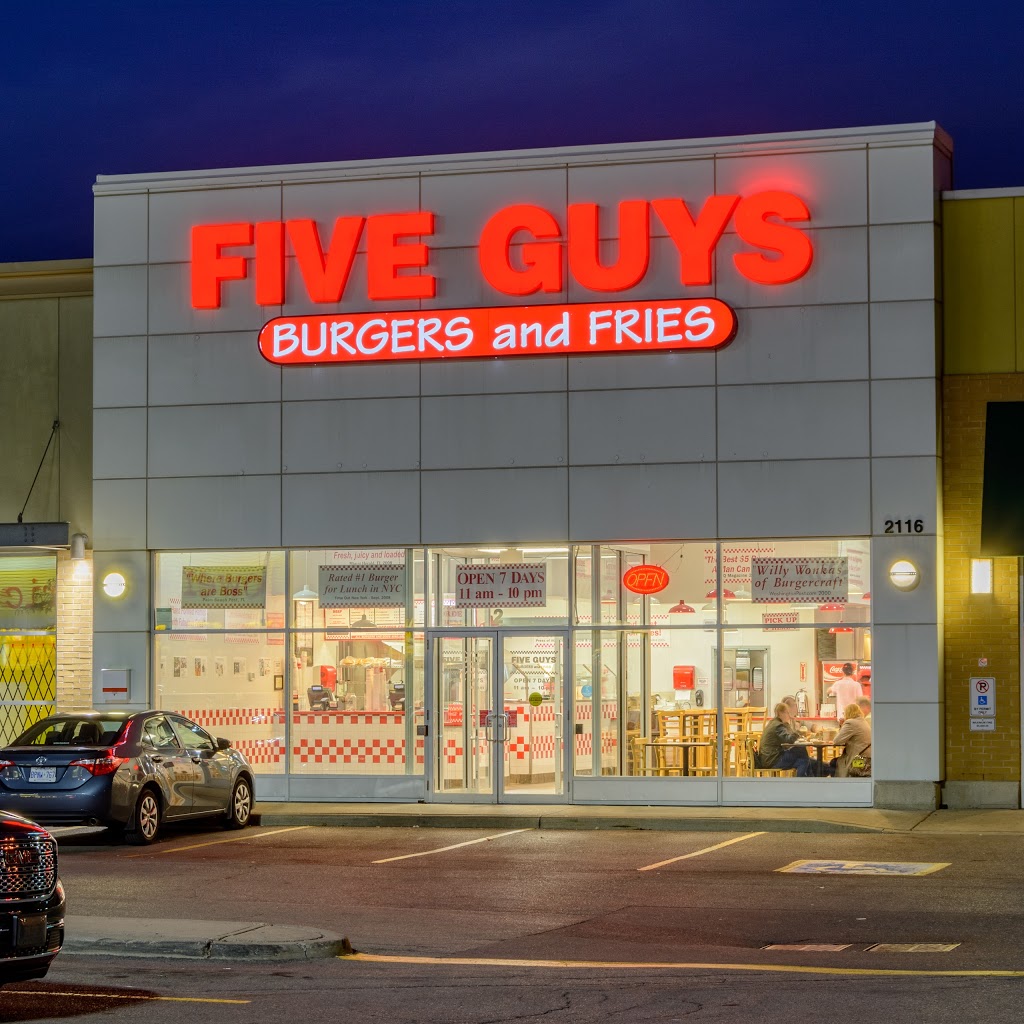 Five Guys | 2150 Burnhamthorpe Rd W, Mississauga, ON L5M 4Z5, Canada | Phone: (905) 608-8484