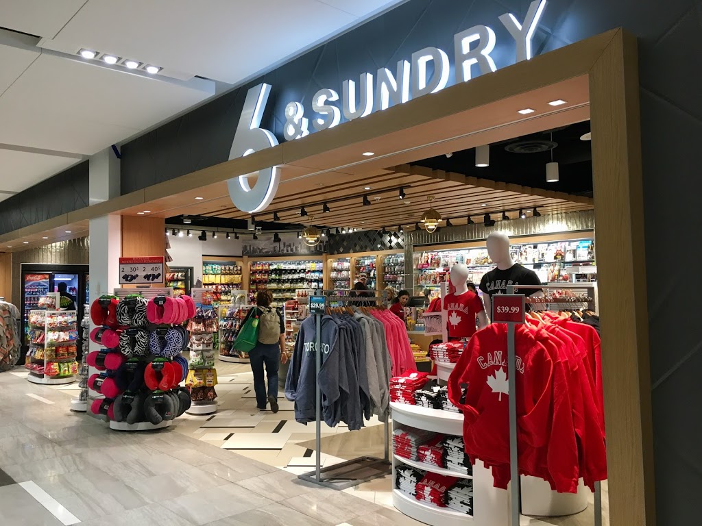 6 & Sundry | Terminal 3, Toronto Pearson International Airport, Mississauga, ON L5P 1B2, Canada | Phone: (905) 694-9520