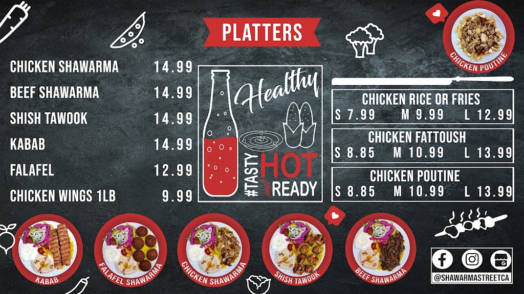 Shawarma Street | 102 Tillson Ave, Tillsonburg, ON N4G 3A1, Canada | Phone: (519) 688-3888