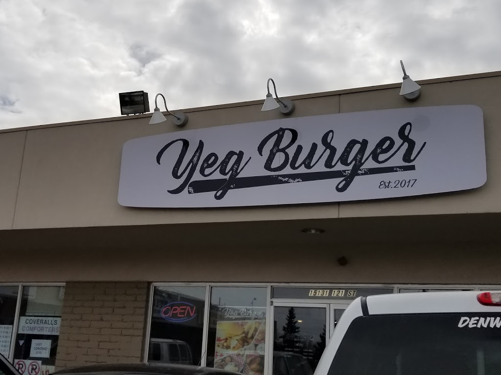 YEG Burger | 15131 121 St NW, Edmonton, AB T5X 3C8, Canada | Phone: (587) 459-2874