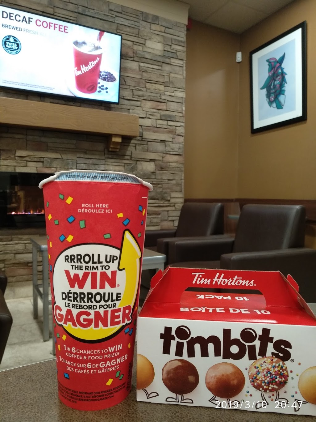 Tim Hortons | 21800 Island Rd, Port Perry, ON L9L 1B6, Canada | Phone: (905) 985-2552