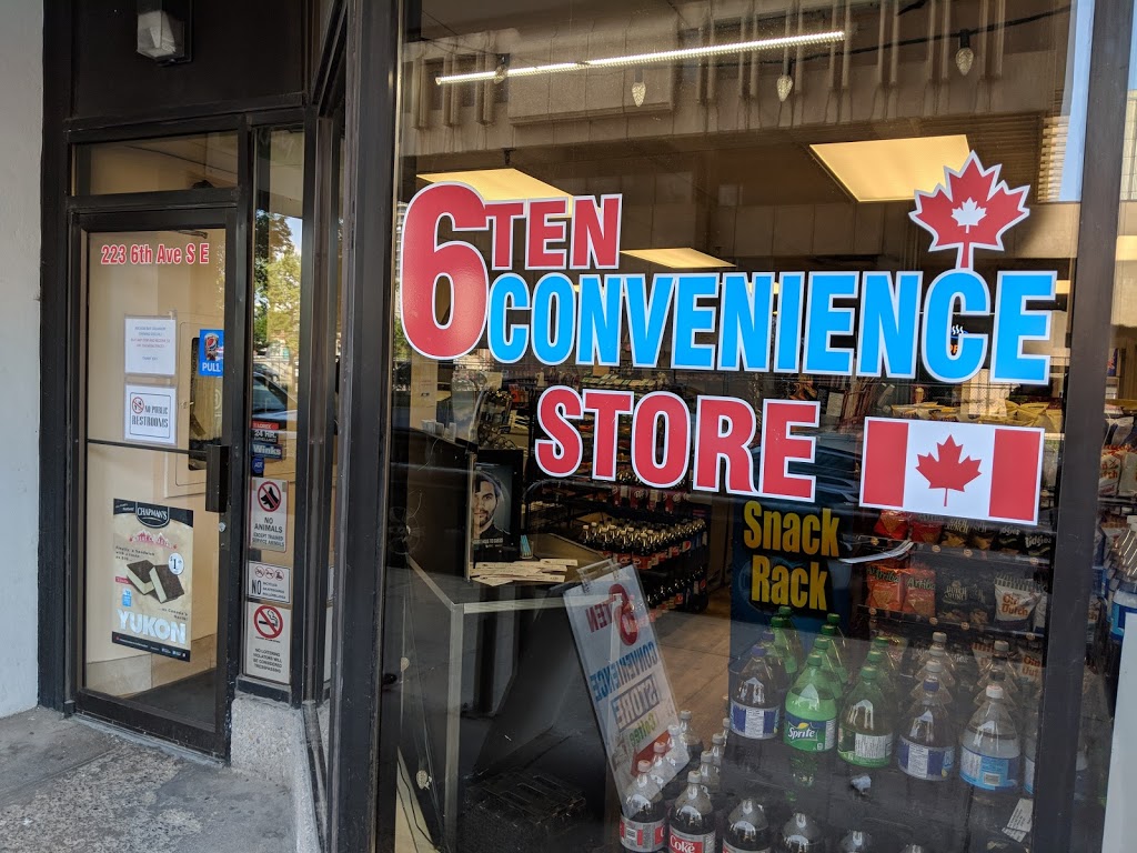 6 Ten Convenience Store | 223 6 Ave SE, Calgary, AB T2G 4Z9, Canada | Phone: (587) 955-6707