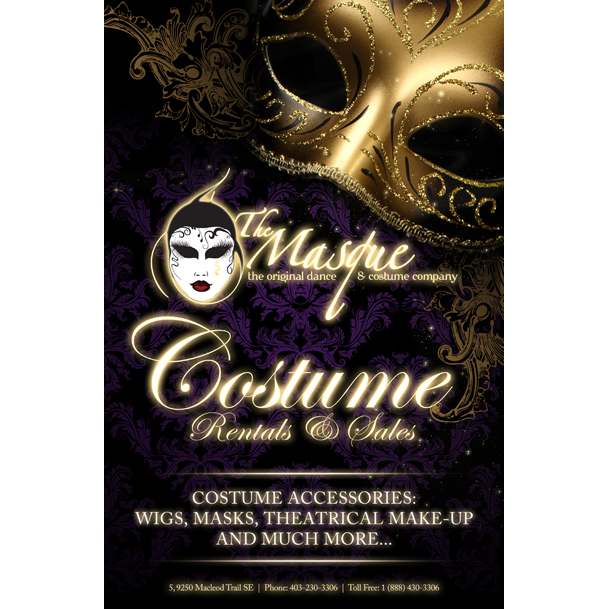 Masque Dance & Costumes LTD (The) | clothing store | 9250 Macleod Trail SE, Calgary, AB T2J 0P5, Canada | 4032303306 OR +1 403-230-3306