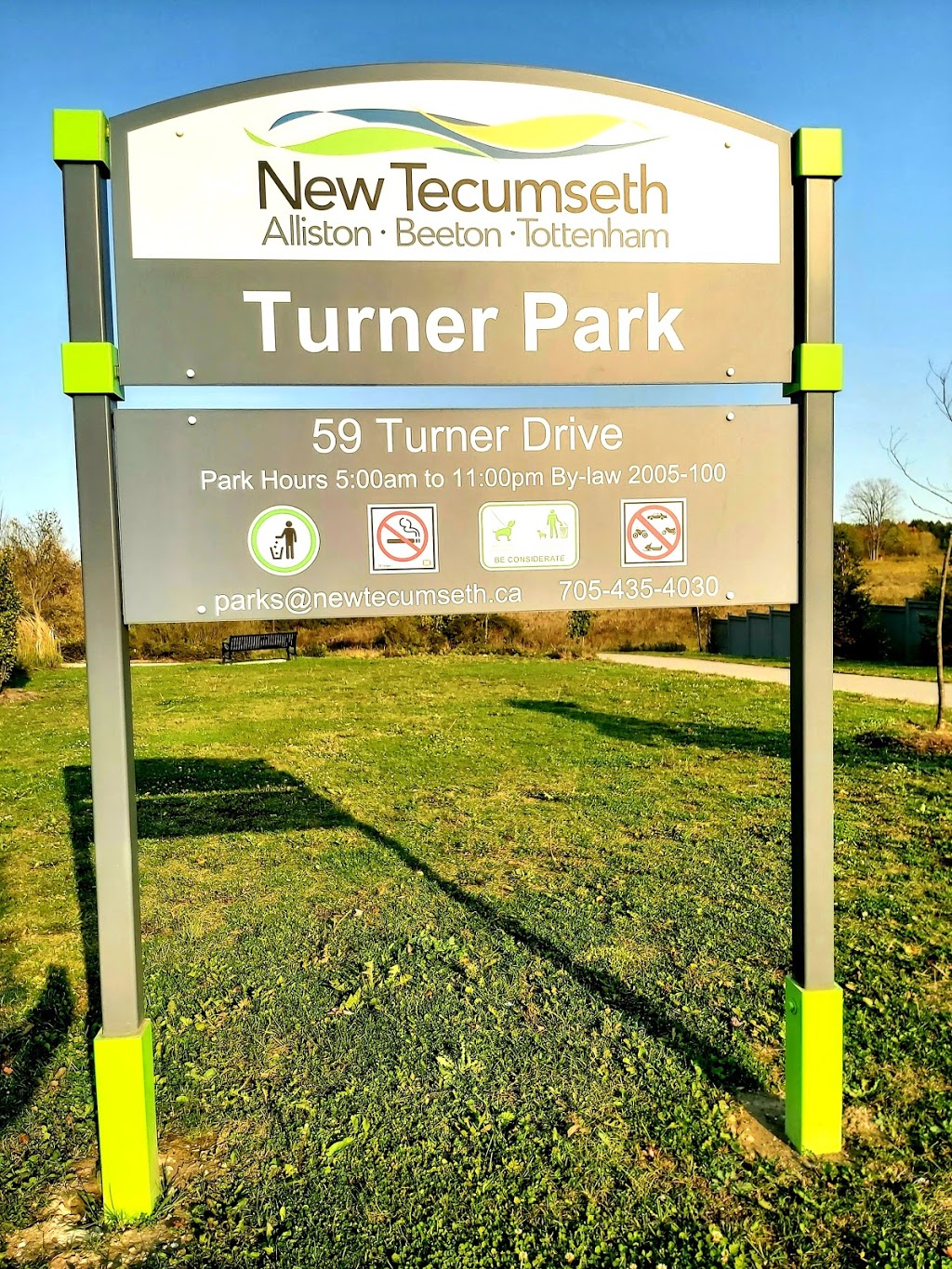 Turner park | Tottenham, New Tecumseth, ON L0G 1W0, Canada | Phone: (705) 435-4030