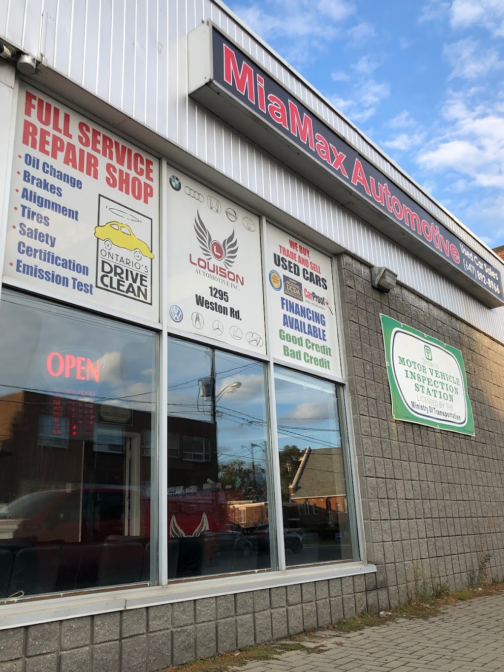 MiaMax Automotive | 1295 Weston Rd, Toronto, ON M6M 4R2, Canada | Phone: (647) 892-8966