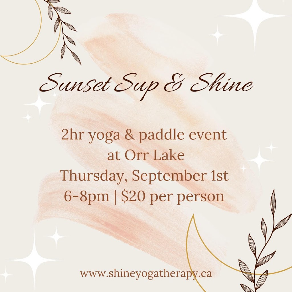 Shine Yoga Therapy | Hillsdale, ON L0L 1V0, Canada | Phone: (705) 220-6232