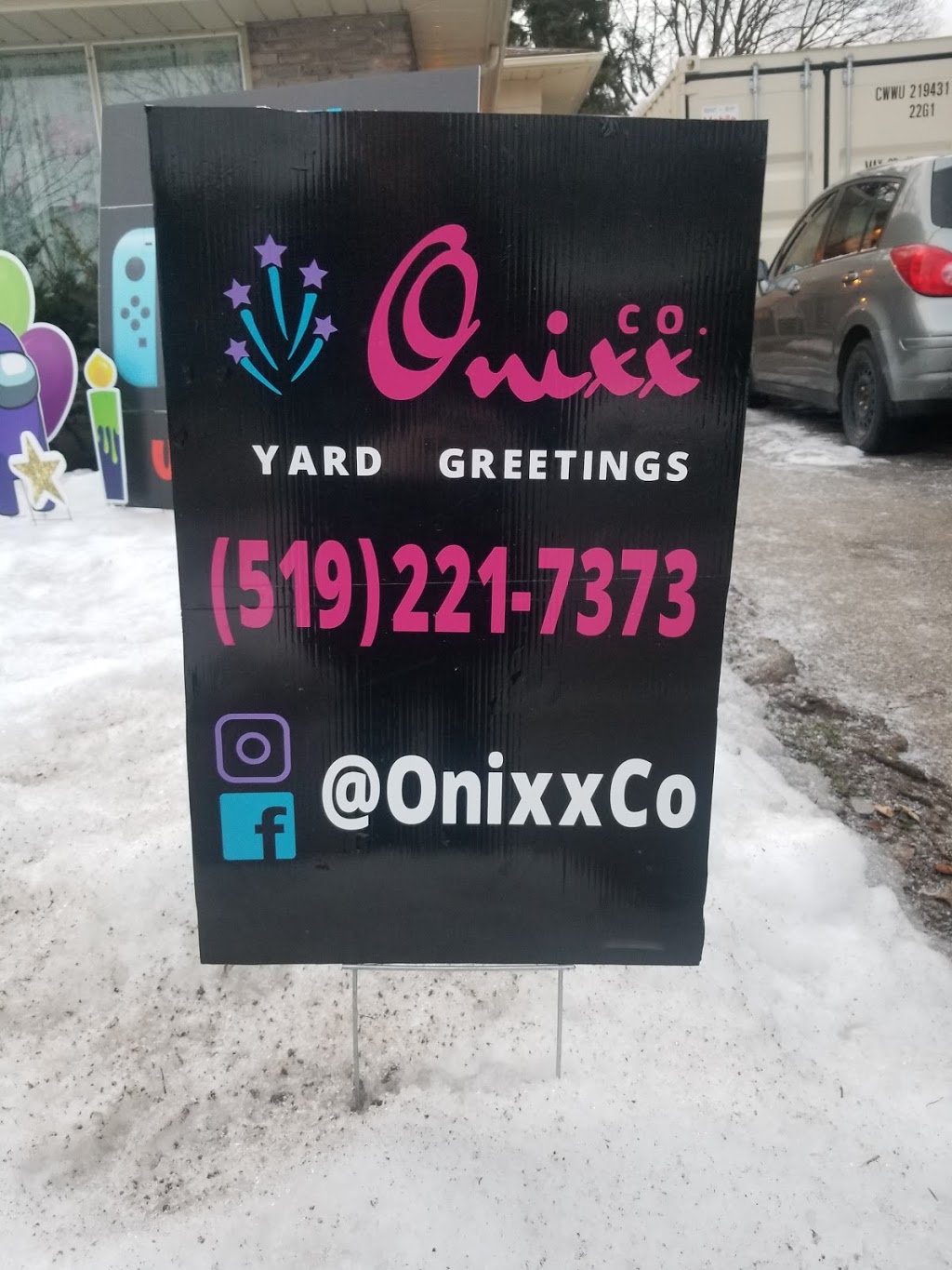 Onixx Co. Yard Greetings & Party Services | Guelph, ON N1H 6V9, Canada | Phone: (519) 221-7373