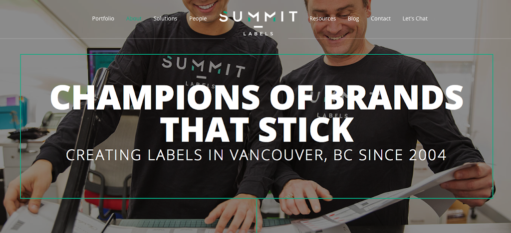 Summit Labels | 1353 Kebet Way #300, Port Coquitlam, BC V3C 6G1, Canada | Phone: (604) 552-3410