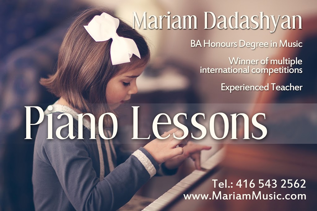 MariamMusic | 111 Davisville Ave, Toronto, ON M4S 1G5, Canada | Phone: (416) 543-2562
