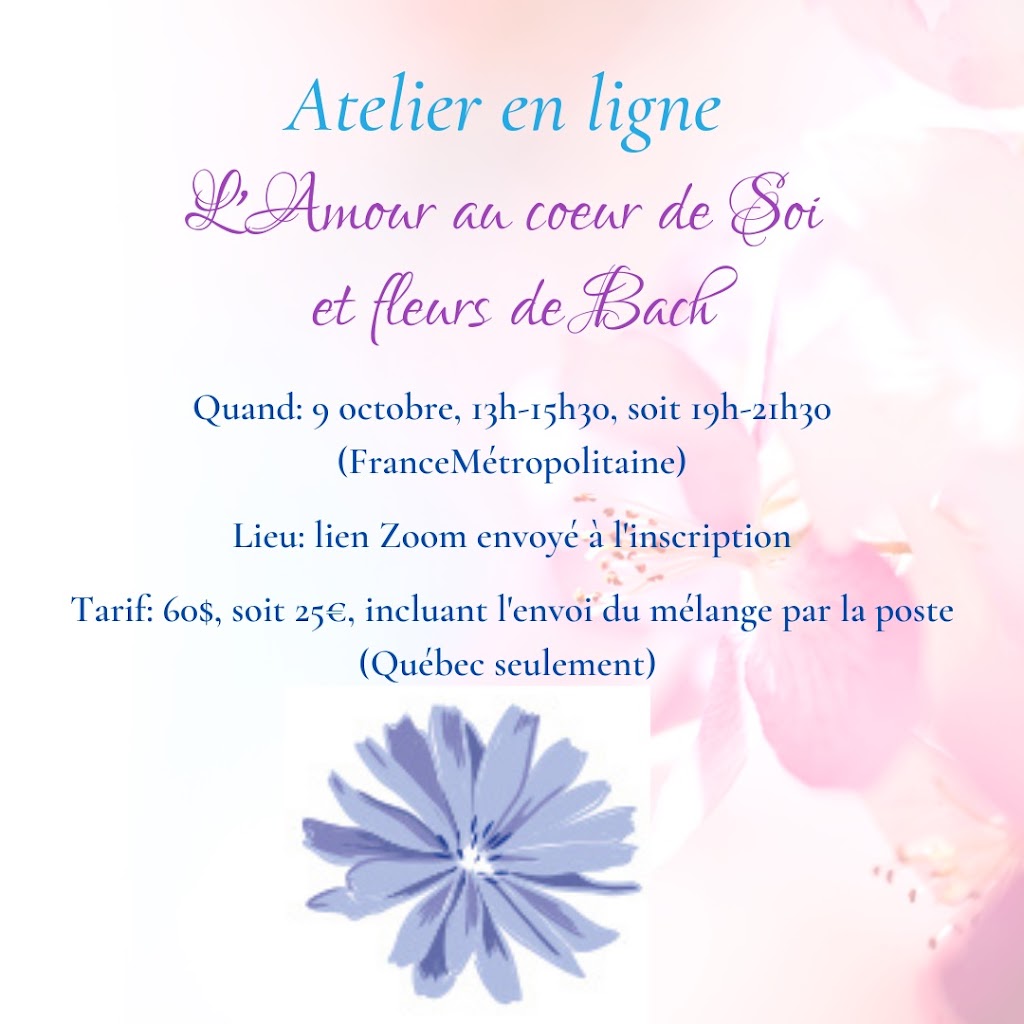 Sylvie Lévesque, Thérapie Florale, LAmour au Coeur de Soie | 815 Rue Marcel, Sainte-Adèle, QC J8B 1L7, Canada | Phone: (819) 507-1394