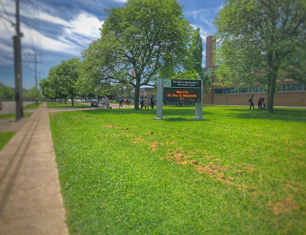 Sir John A Macdonald Collegiate Institute | 2300 Pharmacy Ave, Scarborough, ON M1W 1H8, Canada | Phone: (416) 396-6793