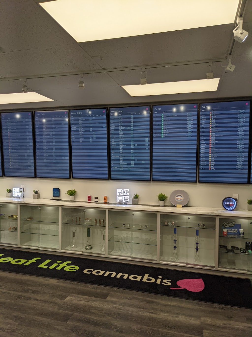 Leaf Life Cannabis - Monterey | 101-2230 68 St NE, Calgary, AB T1Y 0A2, Canada | Phone: (587) 352-5324