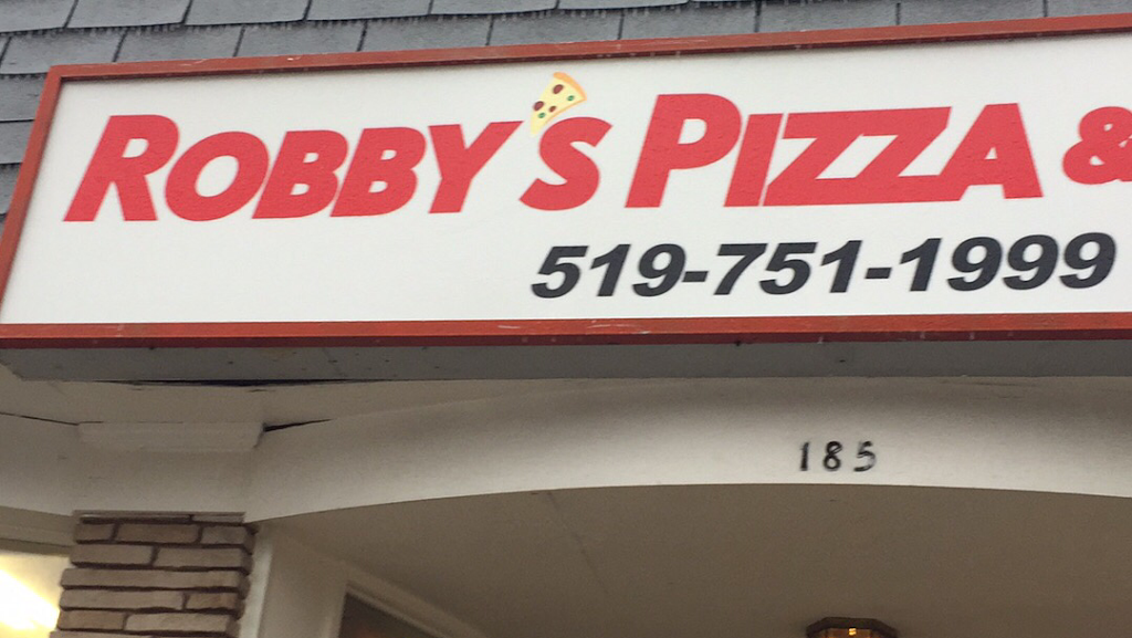 Robbys Pizza and Wings | 185 Erie Ave, Brantford, ON N3S 2G8, Canada | Phone: (519) 751-1999