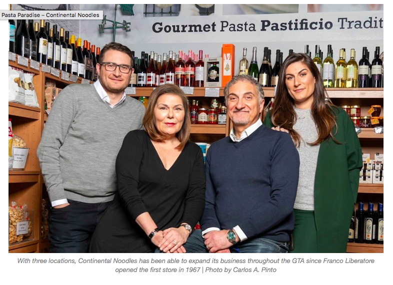 Continental Noodles Pastificio Italiano | 1664 Jane St, York, ON M9N 2S1, Canada | Phone: (416) 249-5458