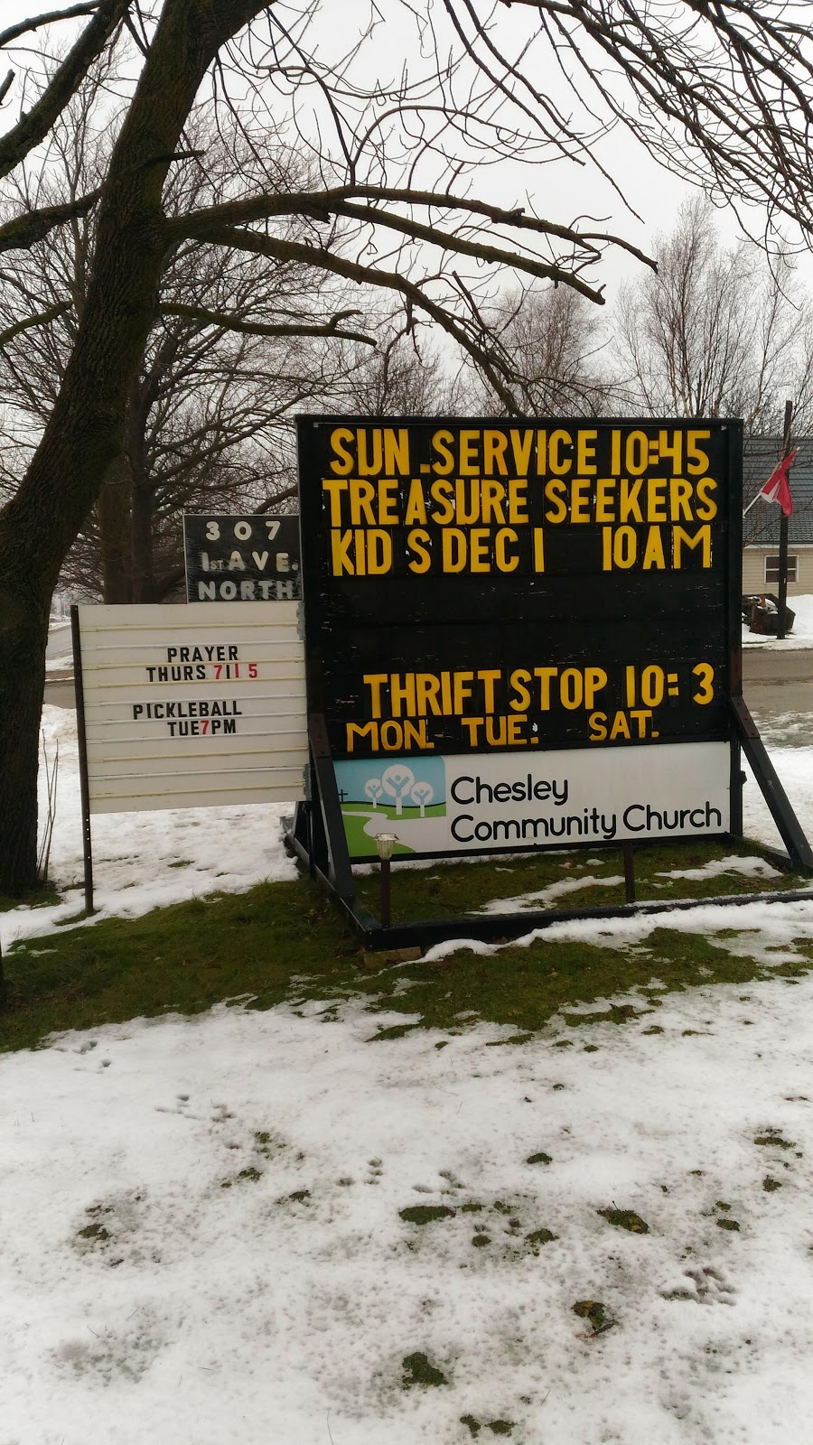 Chesley Community Church | 40 1st Ave N, Chesley, ON N0G 1L0, Canada | Phone: (519) 363-5709