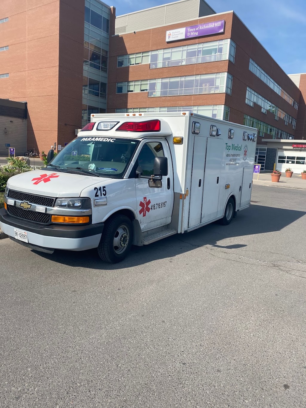 Top Medical Transportation | 2833 16th Ave, Markham, ON L3R 0P8, Canada | Phone: (416) 716-6167