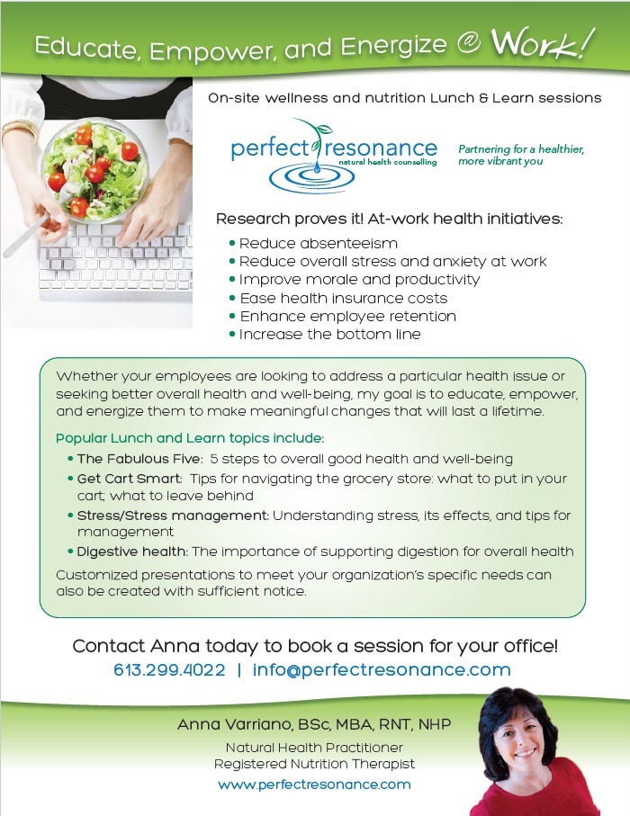 Perfect Resonance Natural Health Counselling | 2605 Carling Ave, Ottawa, ON K2B 6V3, Canada | Phone: (613) 820-0421