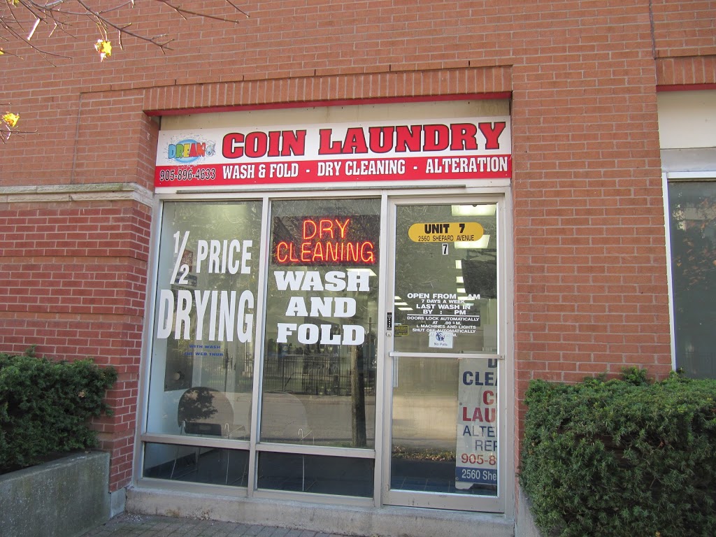 DREAM COIN LAUNDRY | 2560 Shepard Ave, Mississauga, ON L5A 4E1, Canada | Phone: (905) 896-4633