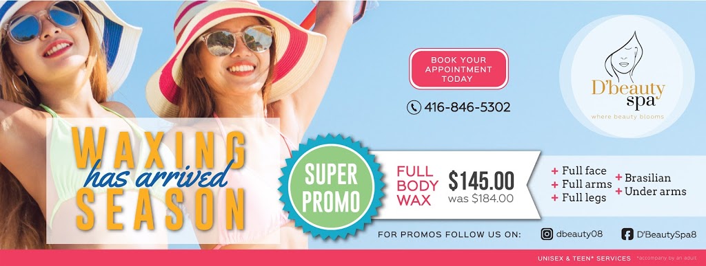 D Beauty Spa | 1801 Lakeshore Rd E, Mississauga, ON L5J 1J6, Canada | Phone: (416) 846-5302
