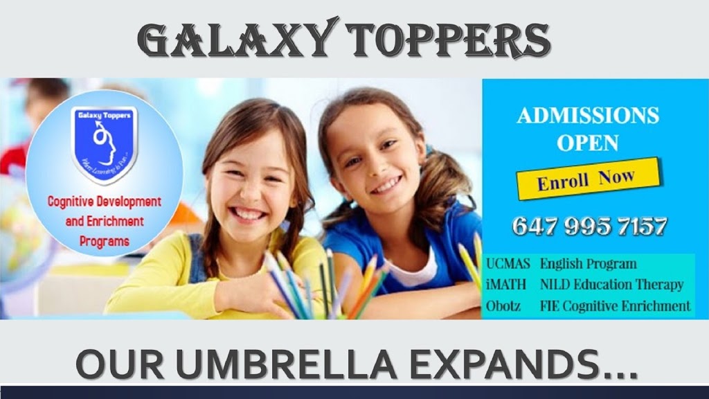 Galaxy Toppers Educational Coaching Services INC. | 85 Ellesmere Rd unit 205, Scarborough, ON M1R 4B9, Canada | Phone: (647) 995-7157