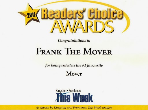 Frank The Mover | 60 Rigney St, Kingston, ON K7K 6Z2, Canada | Phone: (613) 389-9331