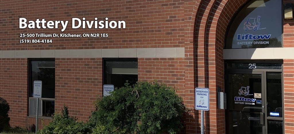 Liftow Battery Division | 500 Trillium Dr #25, Kitchener, ON N2R 1E5, Canada | Phone: (519) 804-4184
