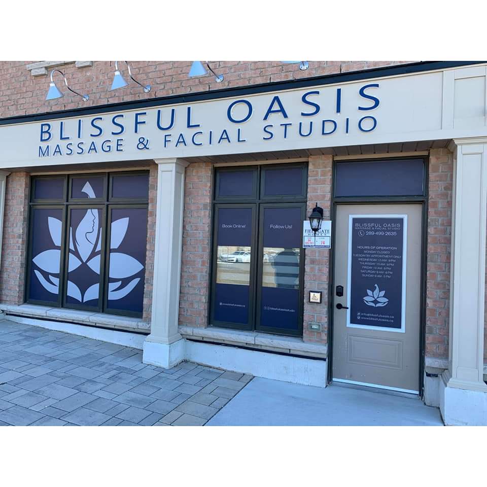 Blissful Oasis Massage & Facial Studio | 74 Chesterwood Cres Unit # 2, Brampton, ON L6Y 0Z4, Canada | Phone: (289) 499-2635