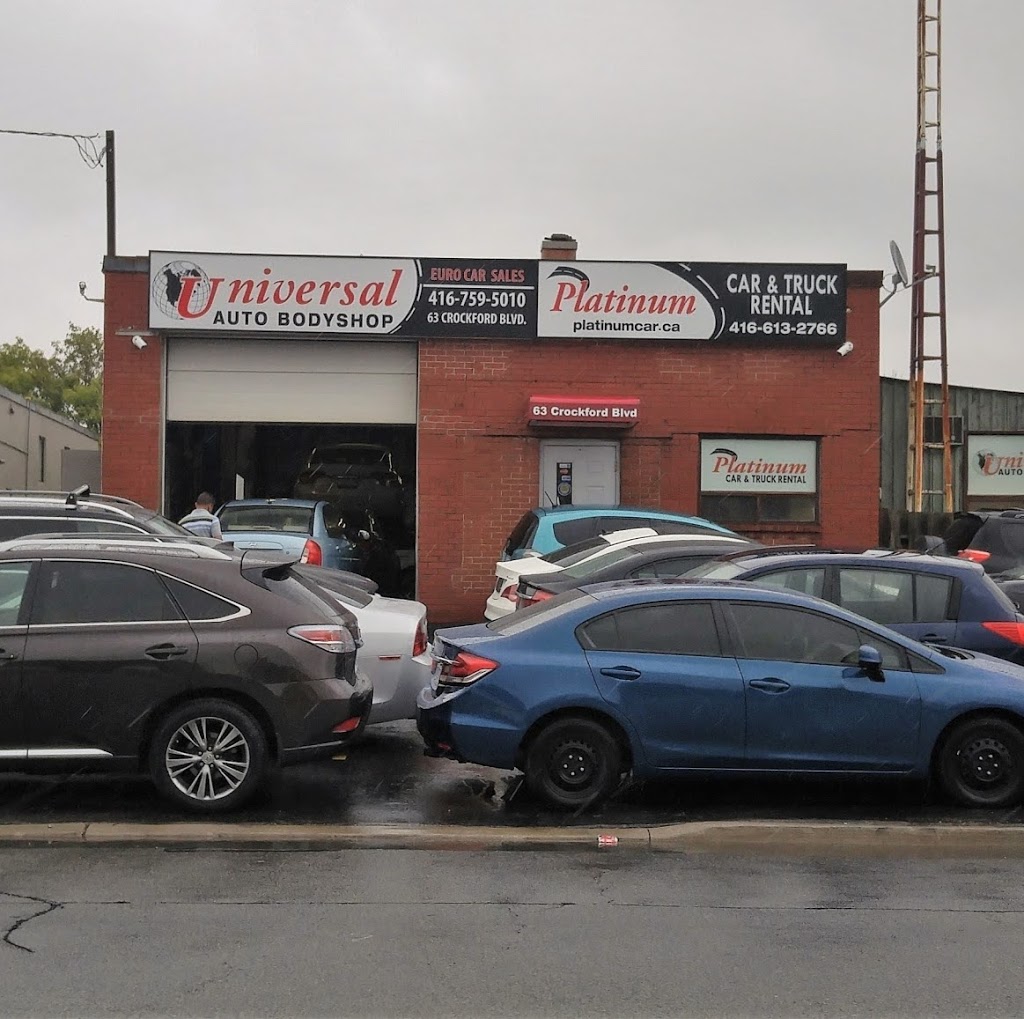 UNIVERSAL AUTO BODY SHOP 63 Crockford Blvd, Scarborough, ON M1R 3B7