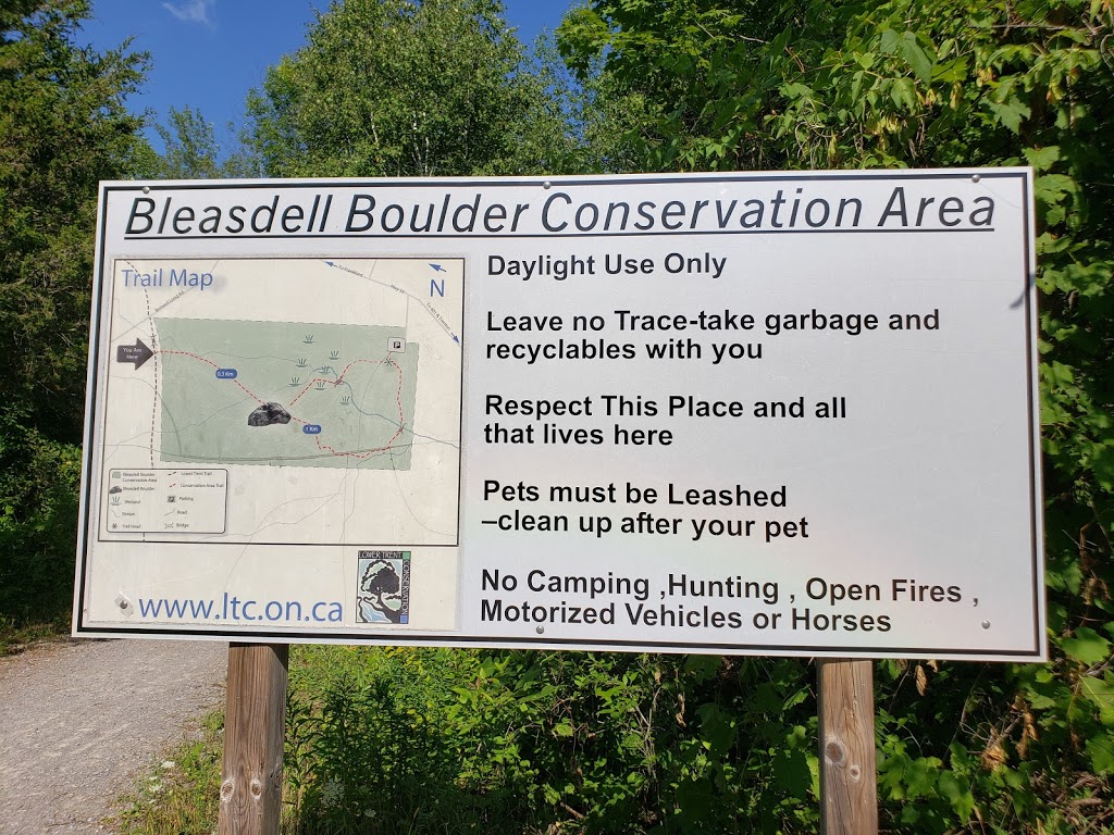 Bleasdell Boulder Conservation Area | Trenton, Quinte West, ON K8V 5P6, Canada | Phone: (613) 394-4829